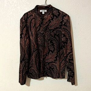 Coldwater Creek evening jacket and shell - 2 pieces, size 12